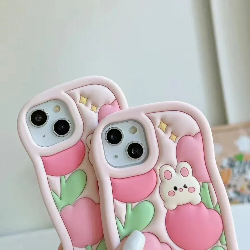3d-tulip-lying-bunny-iphone-case - Viexta