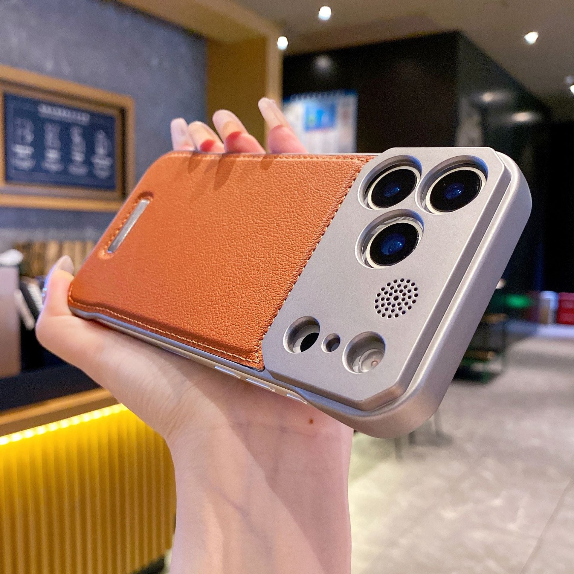 Aromatherapy Leather iPhone Case