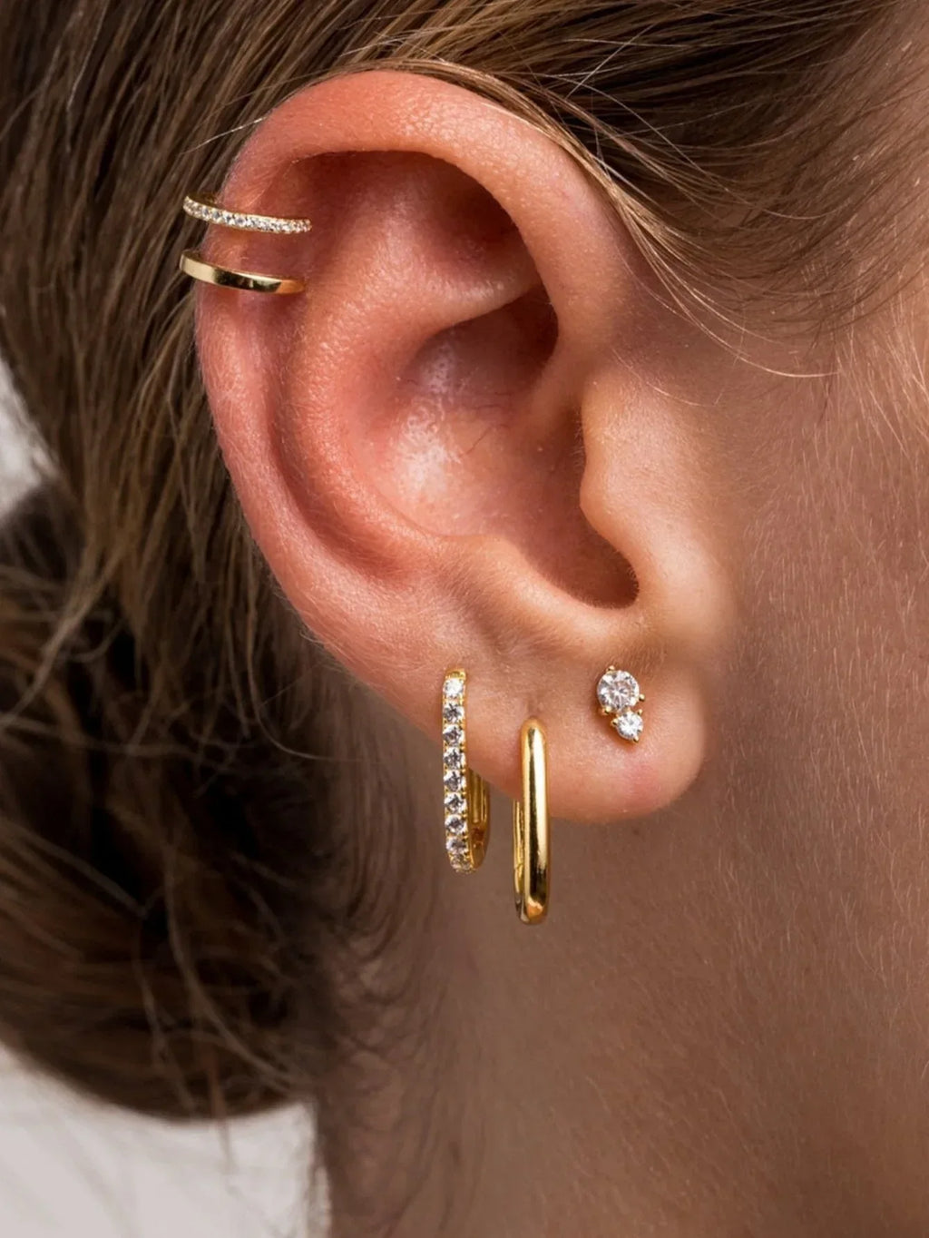 inlaid-zircon-geometric-versatile-ladies-earring-set - Viexta
