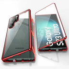 S24Ultra Peep-proof Magnetic Mirror Phone Case - Viexta