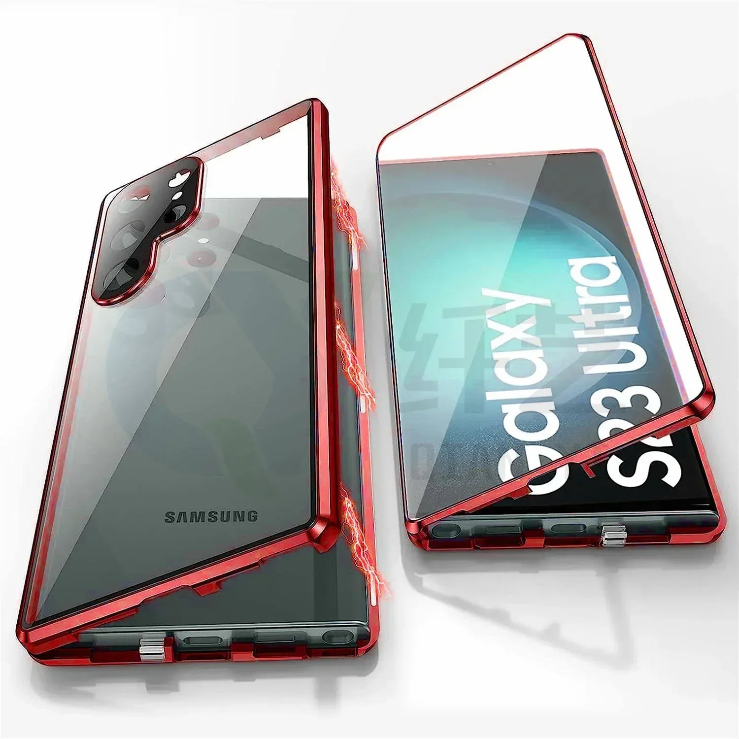 S24Ultra Peep-proof Magnetic Mirror Phone Case - Viexta