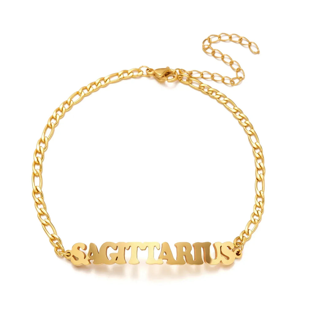 Stainless Steel Zodiac printed Bracelet - Viexta