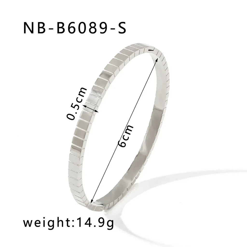zircon-titanium-steel-electroplated-bracelet - Viexta