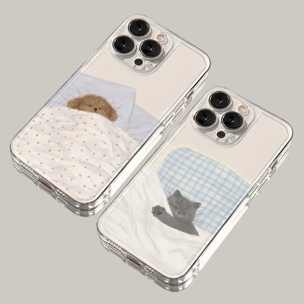 Cat Puppy Pattern iPhone Case - Viexta