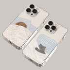 Cat Puppy Pattern iPhone Case