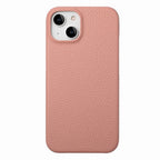 litchi-grain-plain-leather-iphone-case - Viexta