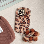 personalized-leopard-print-winter-plush-iphone-case
