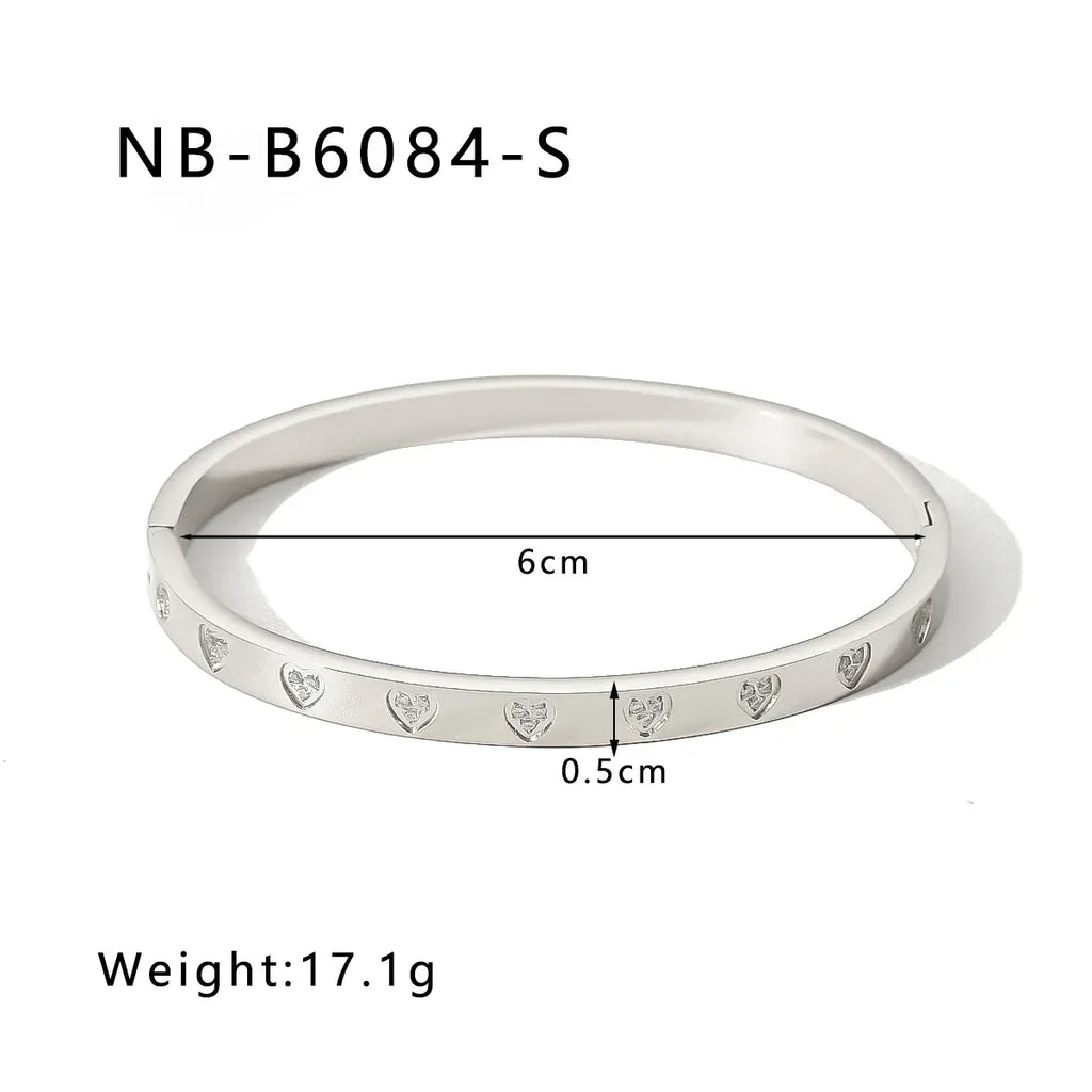 zircon-titanium-steel-electroplated-bracelet - Viexta
