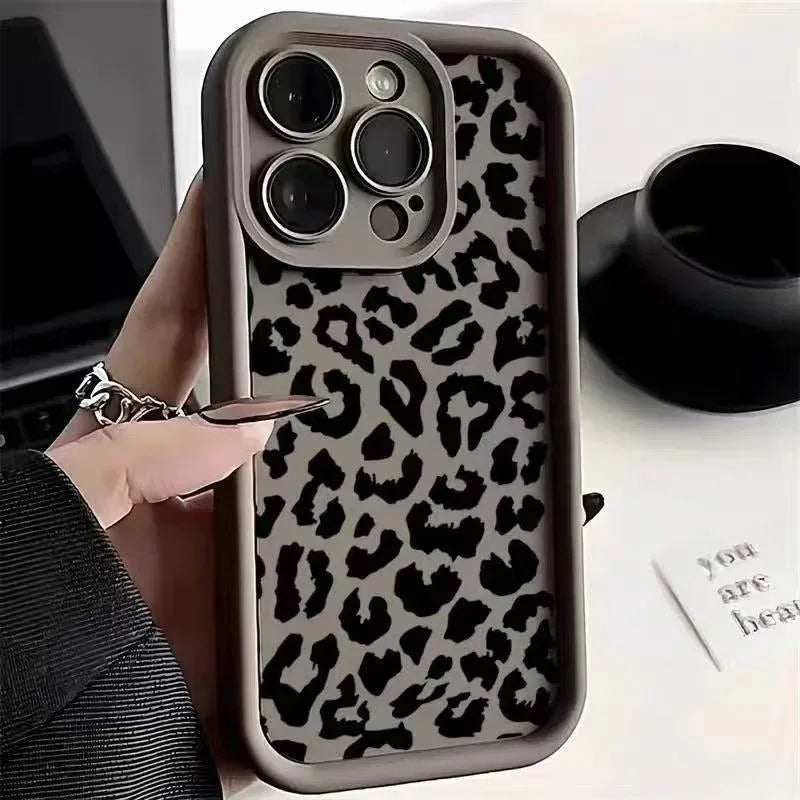 black-leopard-print-iphone-case - Viexta
