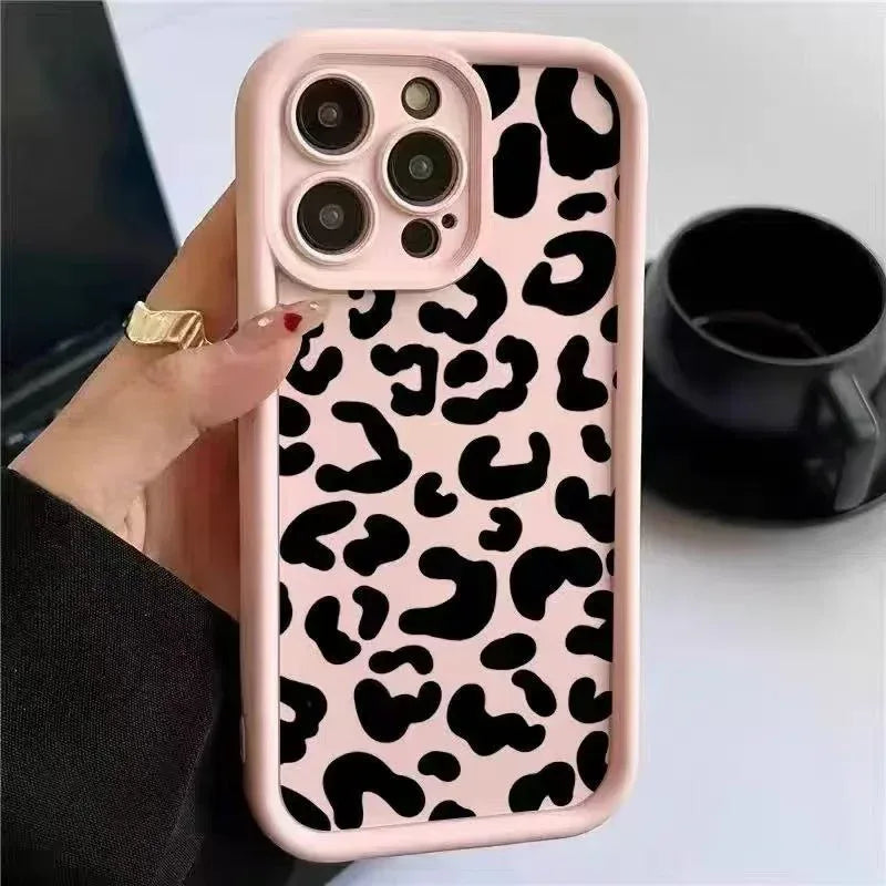 black-leopard-print-iphone-case - Viexta