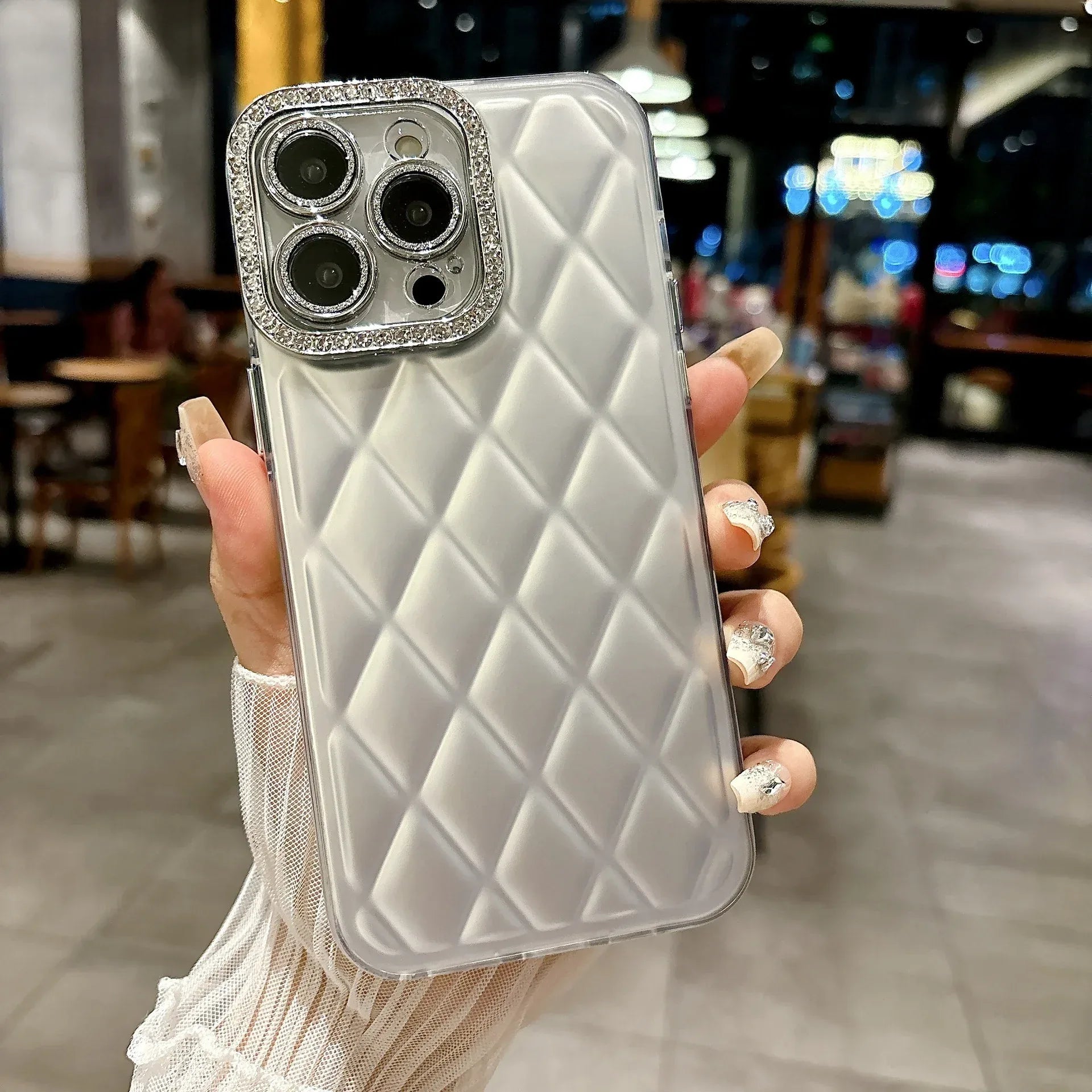 Silver Water Ripple iPhone Case - Viexta