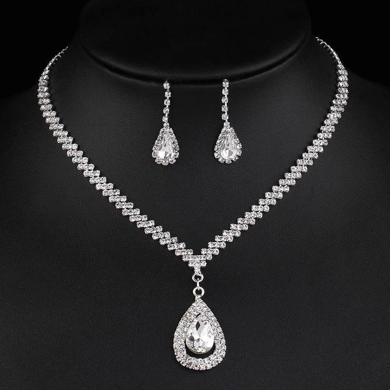Zircon Water Drop Necklace - Viexta