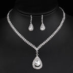 Zircon Water Drop Necklace - Viexta