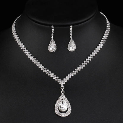 Zircon Water Drop Necklace