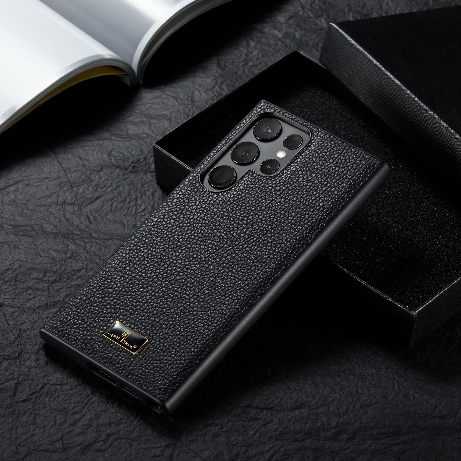 solid-color-business-leather-pattern-samsung-phone-case