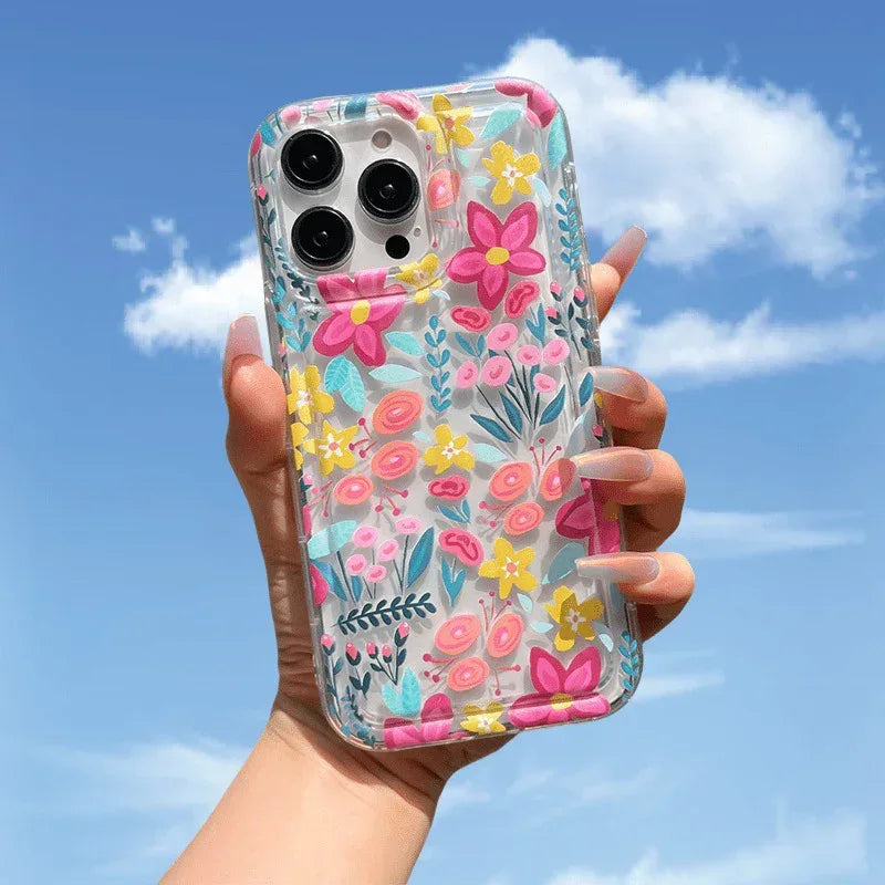 Colorful Bright Flower Airbagi Phone Case - Viexta