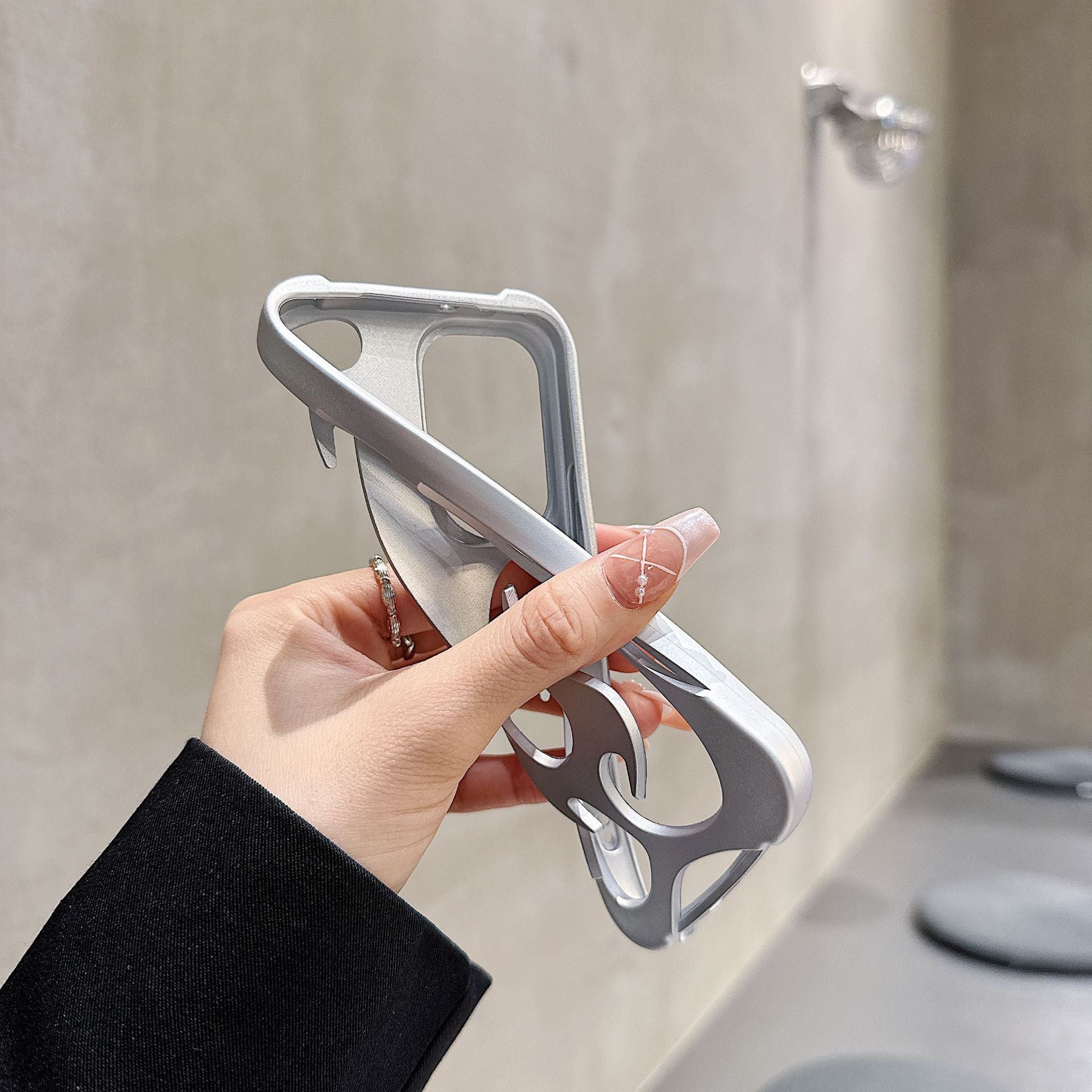 Hollow Flame Pattern Samsung Heat Dissipation Protective Cover