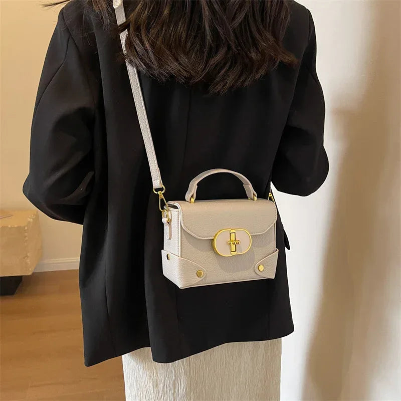 Crossbody Fashionable Portable Small Square Bag - Viexta