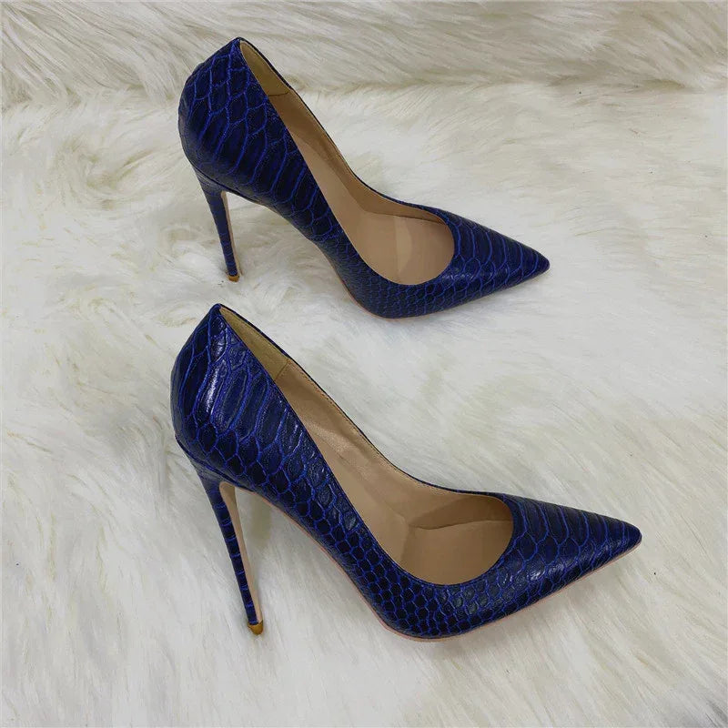 Pointed Toe Stiletto Heels - Viexta