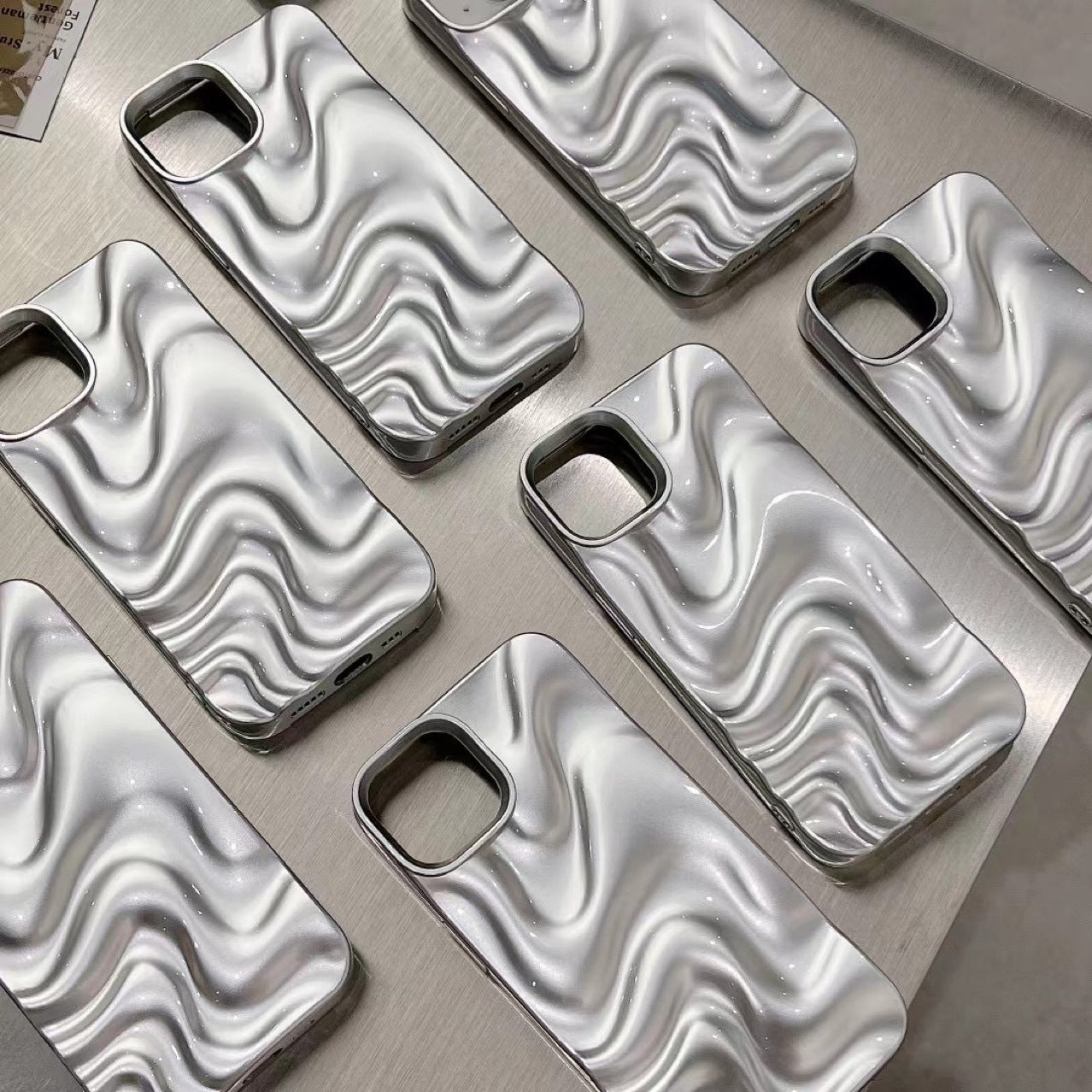 Three-dimensional Pleated Water Ripple IPhone Case