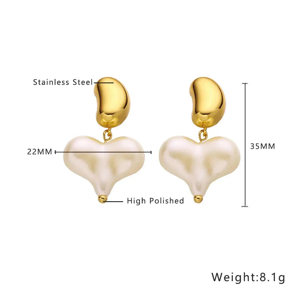 Stainless Steel Geometry Stud Earrings - Viexta