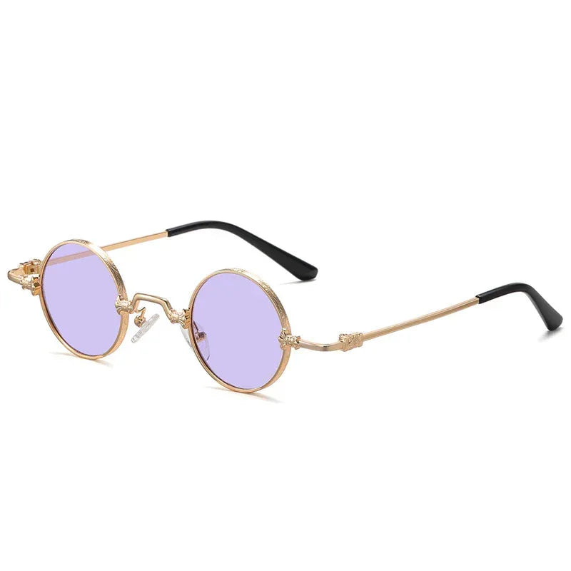 European And American Retro Round Sunglasses - Viexta