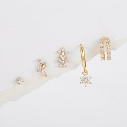 18k Five-piece Ear-cuff Set