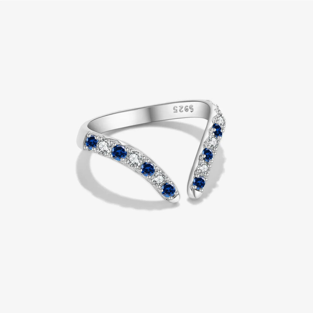 S925 Sterling Silver Open Adjustable Ring - Viexta