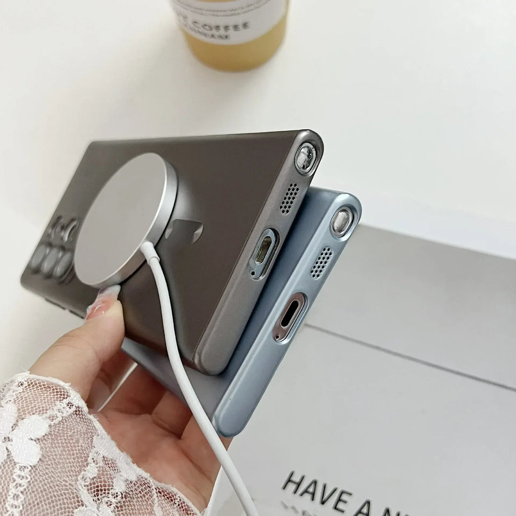 Advanced Metal Paint Magnetic Samsung Cover - Viexta