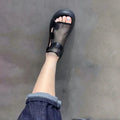 Muffin Thick Bottom Mesh Sandals - Viexta