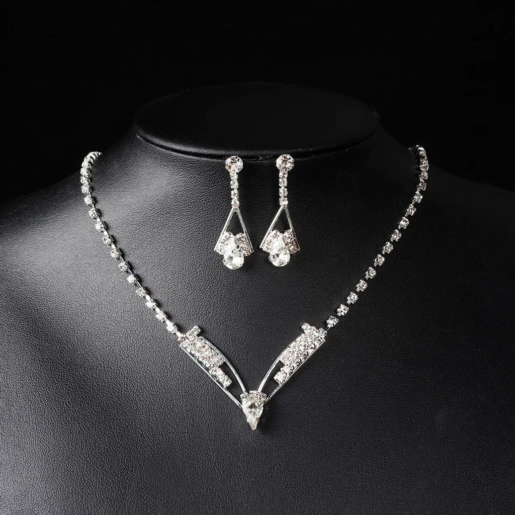 Zircon Water Drop Necklace - Viexta