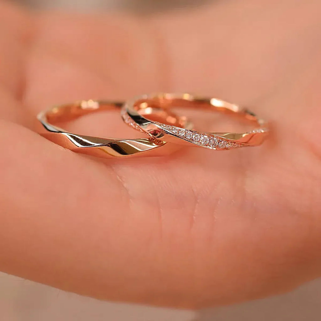 Mobius S925 Sterling Silver Couple Ring - Viexta
