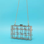 Ladies Shiny Acrylic Transparent Bag - Viexta