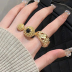 Black Agate Ring - Viexta