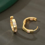 retro-matching-round-ear-clip-earrings - Viexta