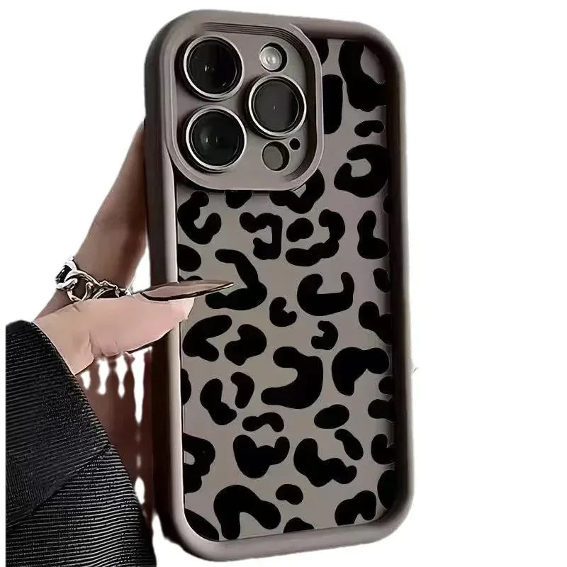 black-leopard-print-iphone-case - Viexta