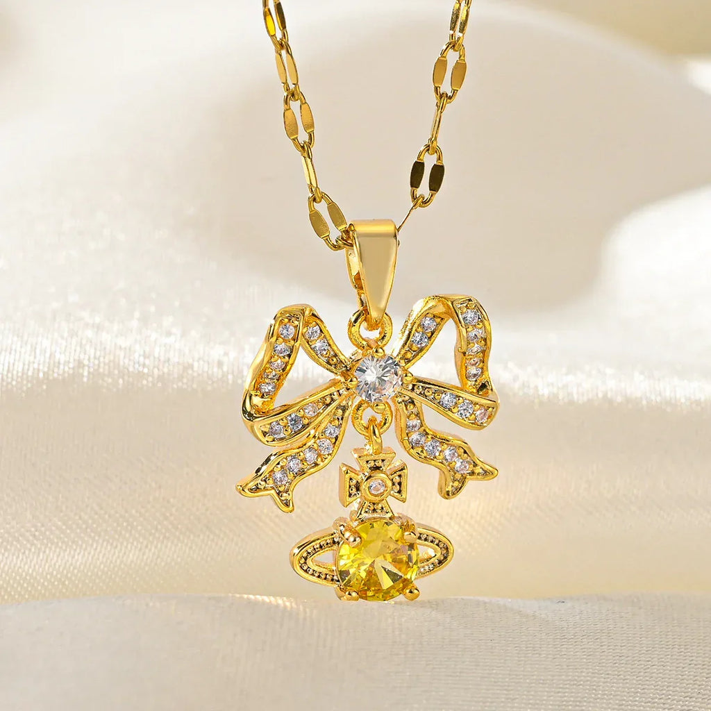 Bow Gang Drill Necklace - Viexta