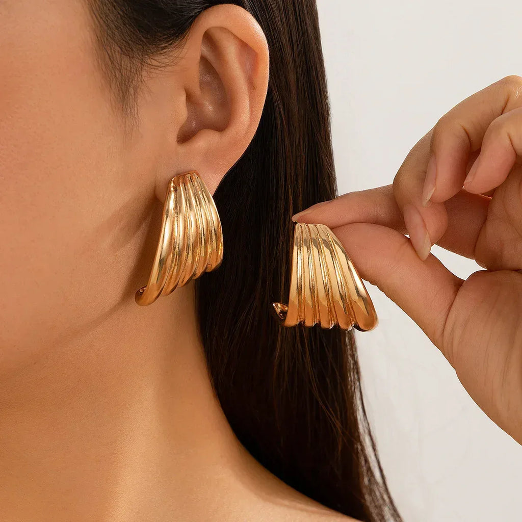 Irregular Water-drop Eardrops Earrings - Viexta