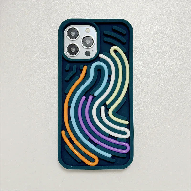 Decompression Puzzle Silicone iPhone Case - Viexta