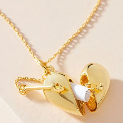 Heart Box Pendant Neckwear