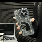 Cement Gray Mirror iPhone Case - Viexta
