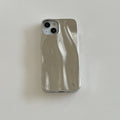 Silver Water Ripple iPhone Protective Case - Viexta