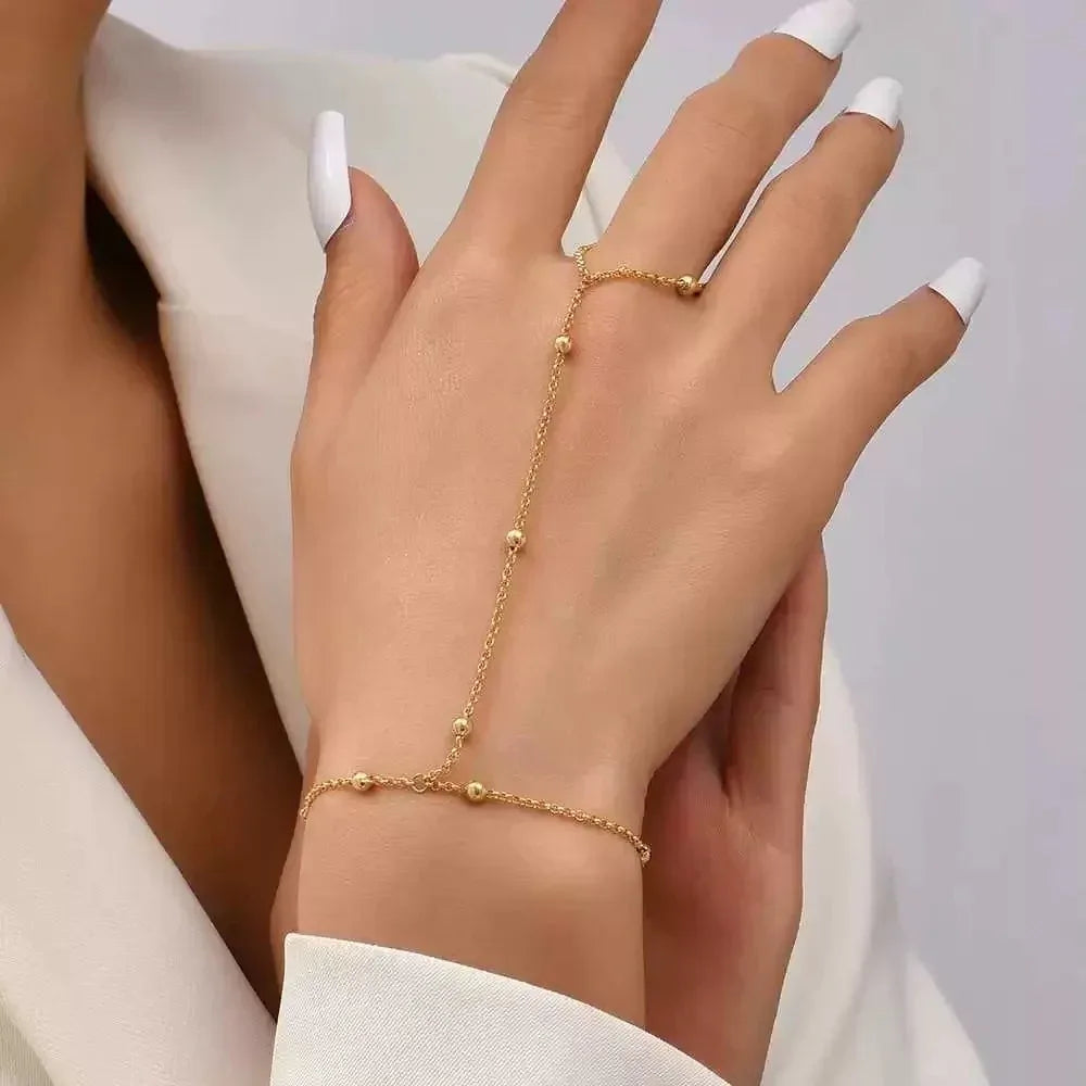 Special Vintage Chain Finger Bracelet - Viexta