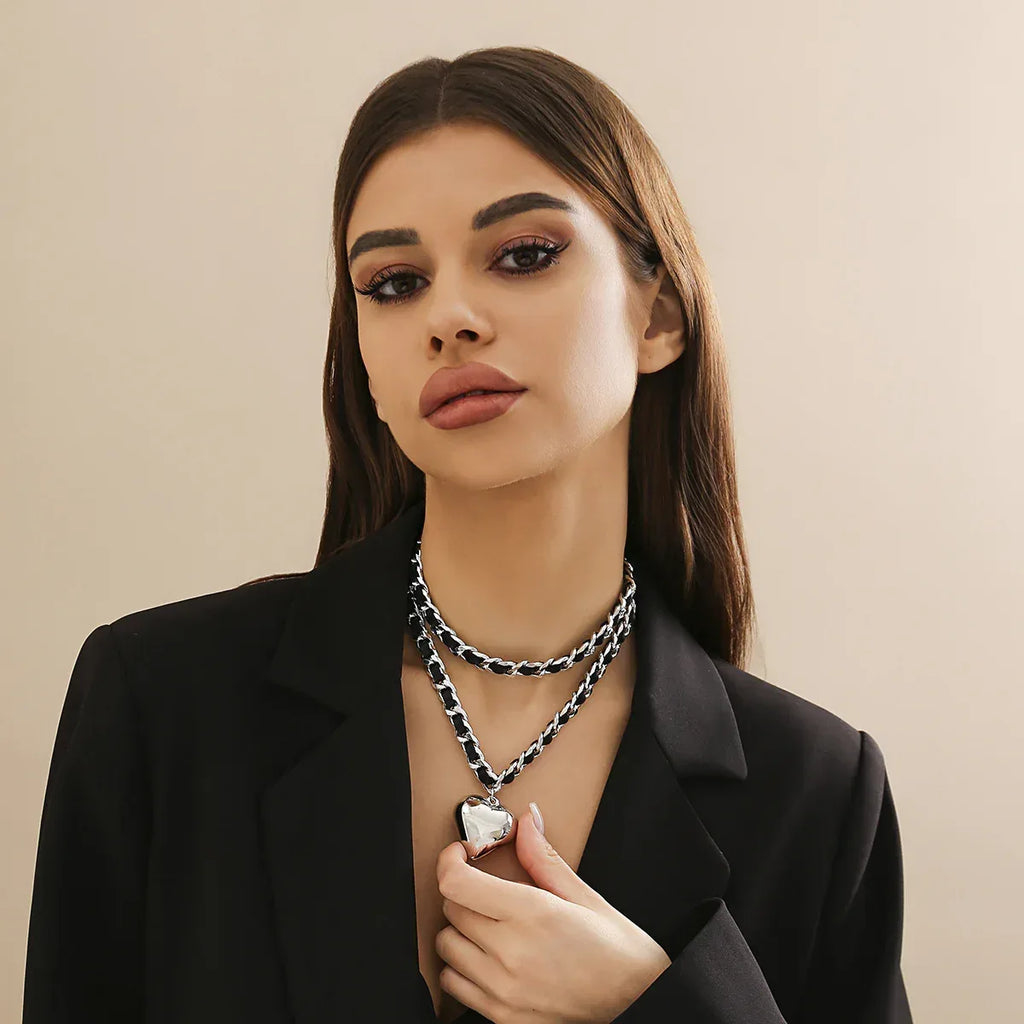 Double-layer Punk Style Neckwear - Viexta