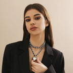 Double-layer Punk Style Neckwear - Viexta