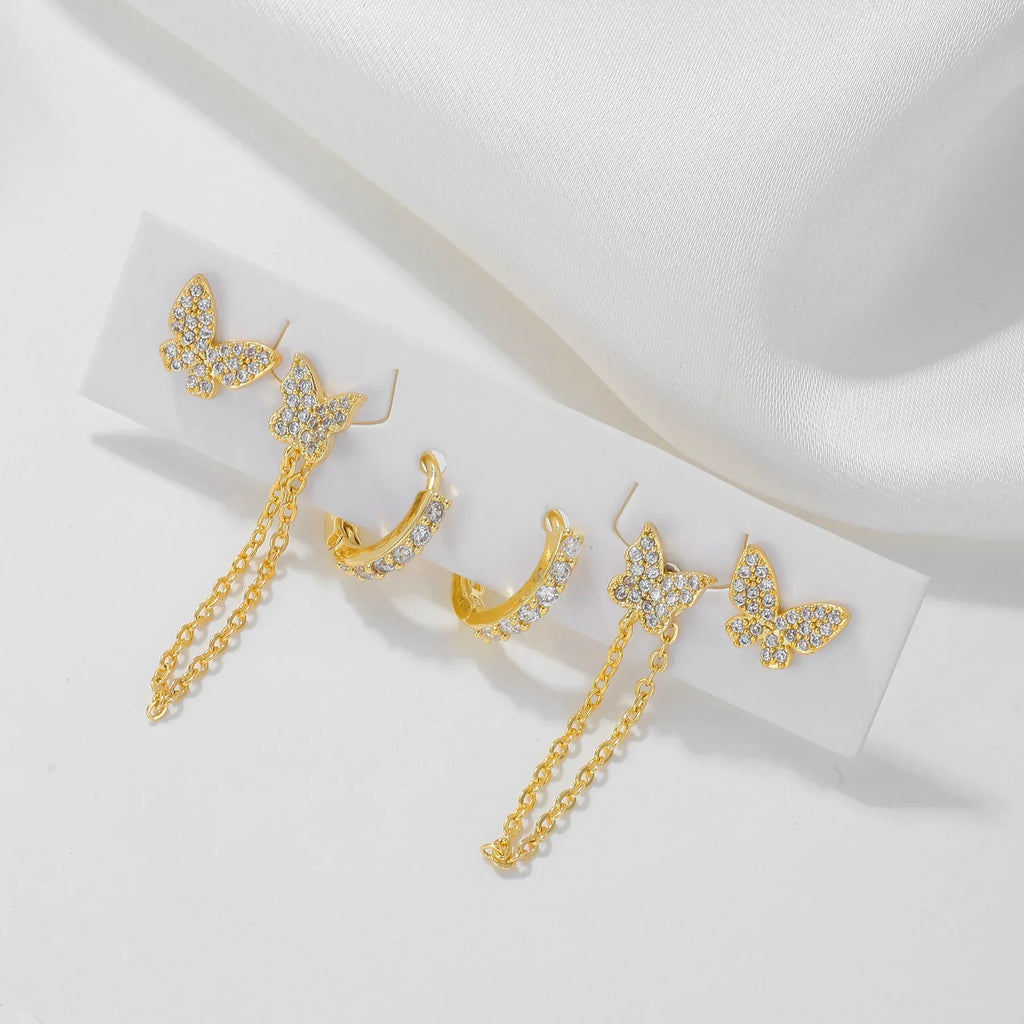 6piece Niche Stud Earrings - Viexta