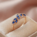 Micro Inlaid Zircon Bud-shaped Ring - Viexta