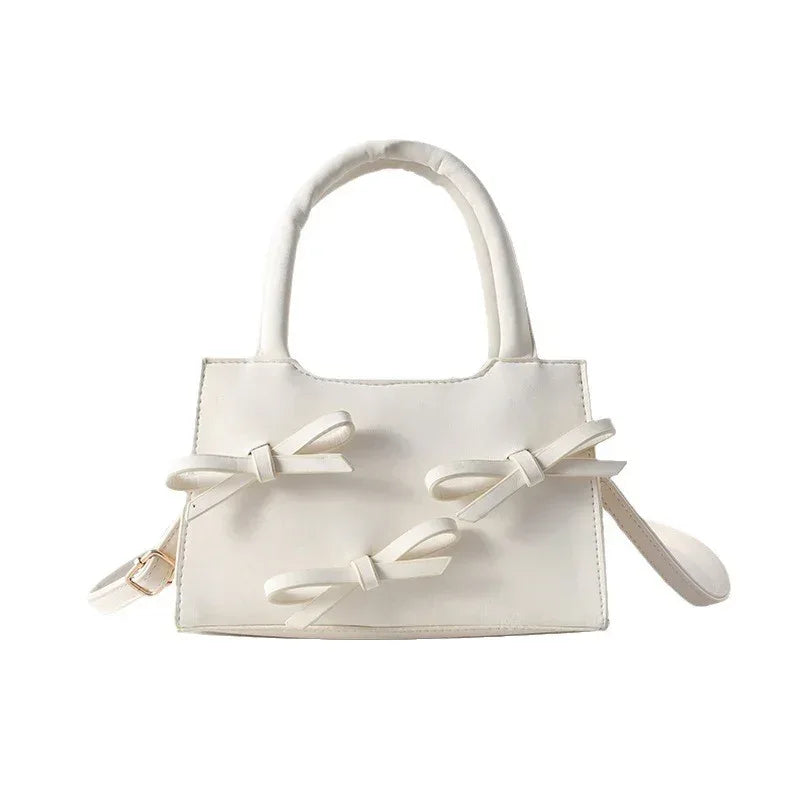 Bowknot Portable Square Bag - Viexta