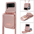 Cross-body Lanyard Flip Phone Case - Viexta