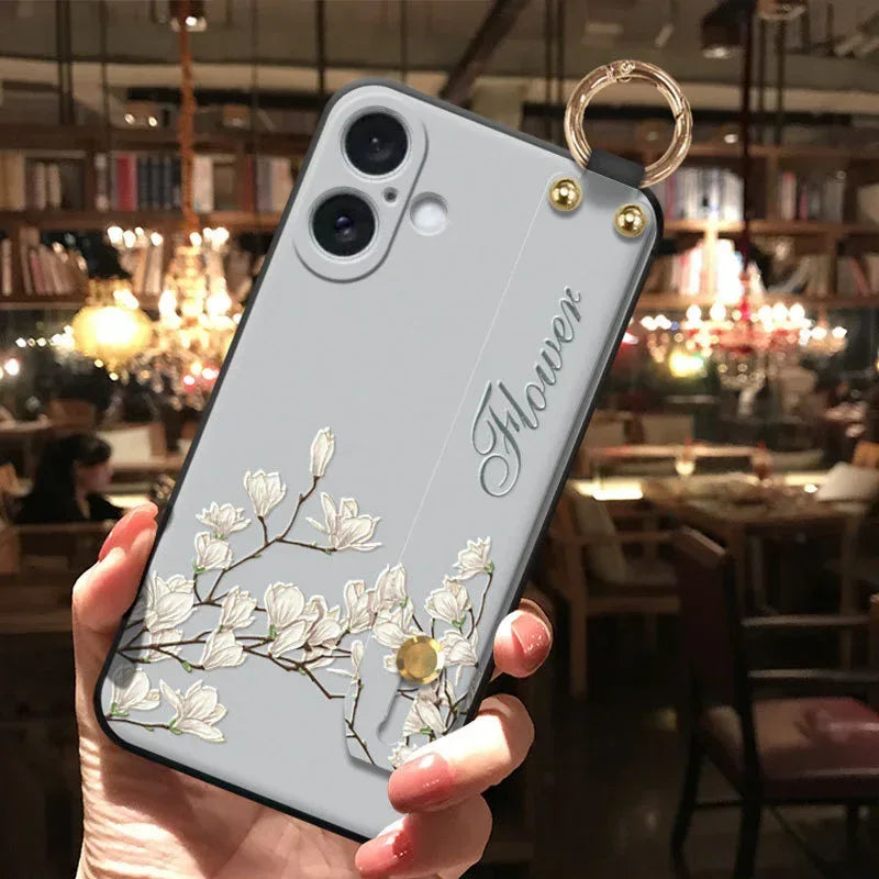 creative-retro-pipa-flower-bird-print-iphone-case - Viexta